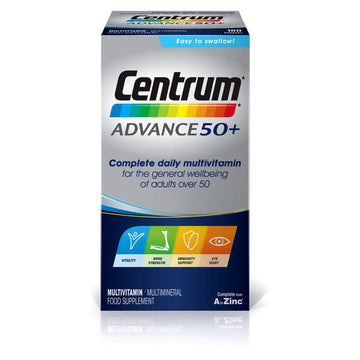 Advance 50+ Multivitamins & Minerals 180 Tablets